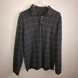 Striped Medium Gray Sweater